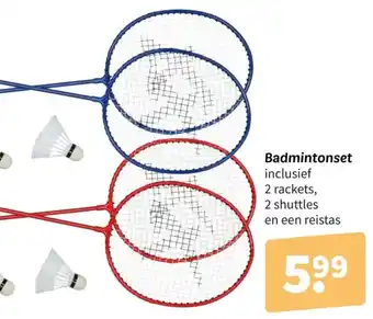 Wibra Badmintonset aanbieding