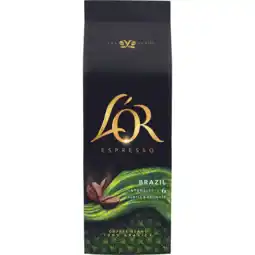 Jumbo L'OR Espresso Origins Brazil Koffiebonen 500g aanbieding