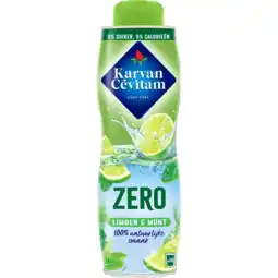 Jumbo Karvan Cévitam Zero Limoen en Munt Siroop 600ml aanbieding
