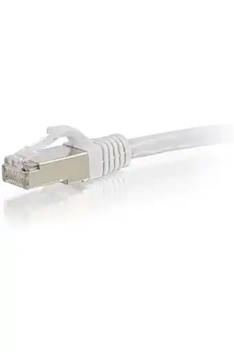 Amazon C2G 1M wit CAT6A Ethernet Gigabit Lan netwerk kabel (RJ45) Vernikkeld en koper gevlochten Patch UTP kabel aanbieding