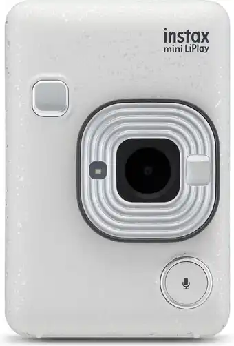 Coolblue Fujifilm Instax Mini LiPlay Stone White aanbieding