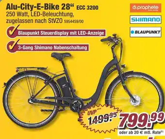 Poco Alu-City-E-Bike 28" ECC 3200 aanbieding