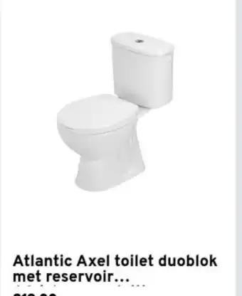 GAMMA Atlantic Axel toilet duoblok met reservoir... aanbieding