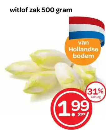 Spar Witlof zak 500 gram aanbieding