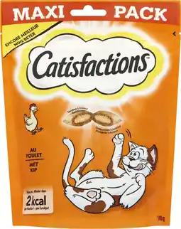 Intratuin Catisfactions kattensnack kip 180 g aanbieding
