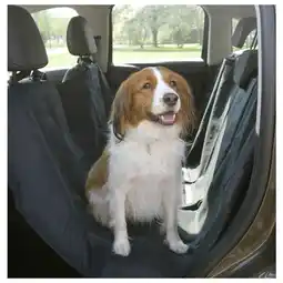 Pets Place Adori Autobeschermingsdeken Met Rits - Hondenautoaccessoire - 145x150 cm Zwart aanbieding