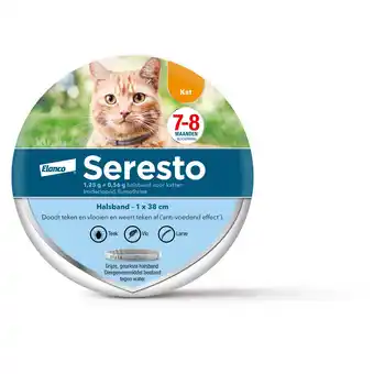 Pets Place Seresto Teken- En Vlooienband Kat 38 cm - Anti tekenmiddel aanbieding