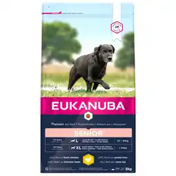 Pets Place Eukanuba Caring Senior Large Breed Kip - Hondenvoer aanbieding