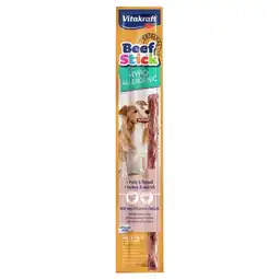 Pets Place Vitakraft Beefstick Hond Hypoallergic - Hondensnacks - 12 g aanbieding
