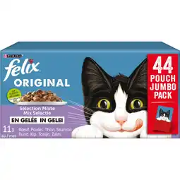Pets Place Felix Multibox Original Mix Selectie In Gelei - Kattenvoer - 44x85 g aanbieding