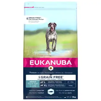 Pets Place Eukanuba Adult Large Grain Free Zeevis - Hondenvoer aanbieding