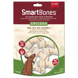 Pets Place Smartbones Chicken Classic Bone Chews - Hondensnacks - Kip 18 stuks Mini aanbieding