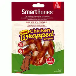 Pets Place Smartbones Chicken Wrap Mini - Hondensnacks - Kip 9 stuks aanbieding