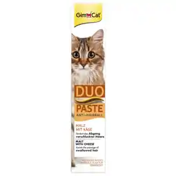 Pets Place Gimcat Anti-Hairball Duo-Pasta - Kattensnack - Kaas Mout 50 g Anti-Hairball aanbieding