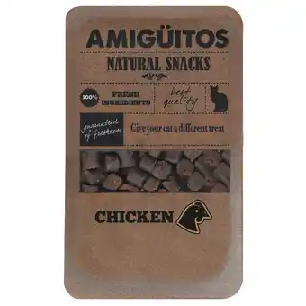 Pets Place Amiguitos Cat Snack Chicken - Kattensnack - 100 g aanbieding