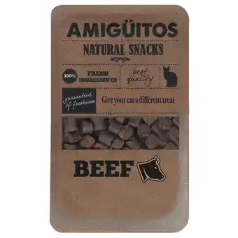Pets Place Amiguitos Cat Snack Beef - Kattensnack - 100 g aanbieding