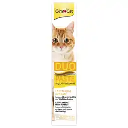 Pets Place Gimcat Multi-Vitamin Duo-Pasta - Kattensnack - Kaas Vitamin 50 g Anti-Hairball aanbieding
