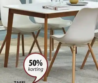 Jysk JEGIND TAFEL  B80 x L130 x H75 cm aanbieding