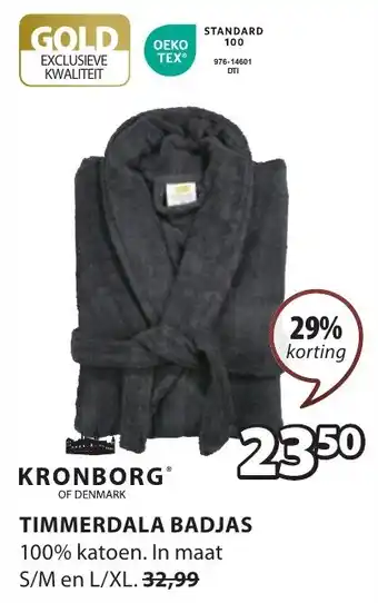 Jysk KRONBORG TIMMERDALA BADJAS aanbieding