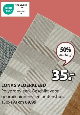 Jysk LONAS VLOERKLEED  130x193 cm aanbieding