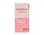 De Online Drogist Sanature 100% Katoenen Tampons Mini 16ST aanbieding
