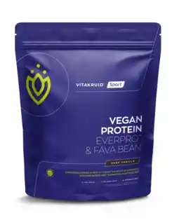 De Online Drogist Vitakruid Sport Vegan Protein Vanille Poeder 921GR aanbieding