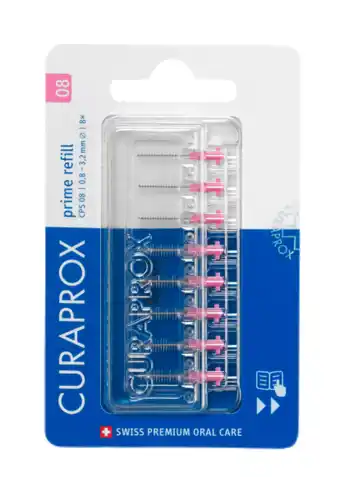 De Online Drogist Curaprox Prime Refill 08 Rager 8ST aanbieding