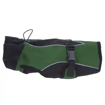 Zooplus ca. 30 cm ruglengte - Hondenjas Softshell Groen aanbieding