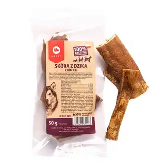 Zooplus 100g Maced Wild Zwijn Huid Hondensnacks aanbieding