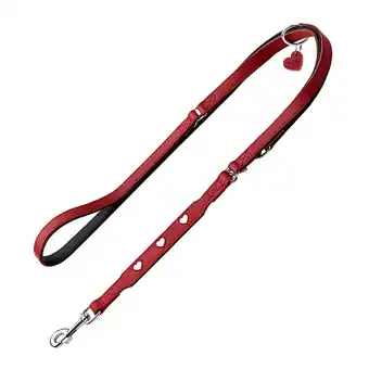 Zooplus HUNTER Verstelbare riem Love, rood 200cmx18mm breed hond aanbieding