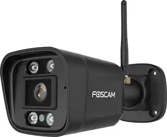 Bol.com Foscam V5P Beveiligingscamera - 3K/5MP dual-band WiFi camera met geluid- en lichtalarm - Zwart aanbieding