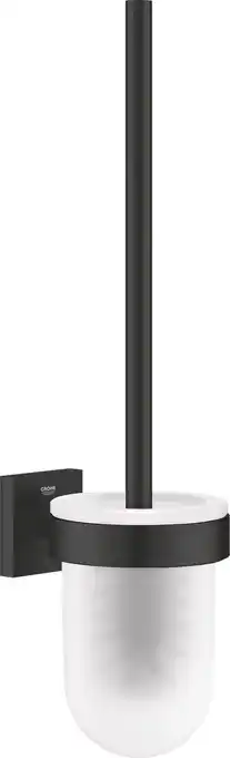 Bol.com GROHE QuickFix Start Cube toiletborstelset in Matte Black. Bijzonder eenvoudig te monteren met GROHE QuickGlue aanbieding