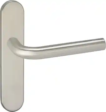 Bol.com Impresso Dursley Deurklink – Deurbeslag – Ovaal – Deurschild – Zilver aanbieding