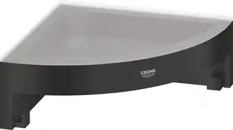 Bol.com GROHE QuickFix Start Cube hoek douchetray in Matte Black. Bijzonder eenvoudig te monteren met GROHE QuickGlue aanbieding