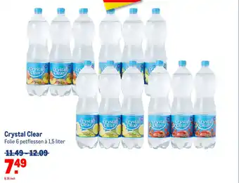 Makro Crystal clear 1,5 liter aanbieding