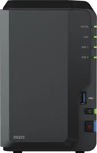 Bol.com Synology DS223 RED 4TB (2x 2TB) aanbieding