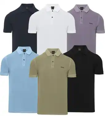 Makro Hugo boss heren polo maat M t/m 3 XL aanbieding