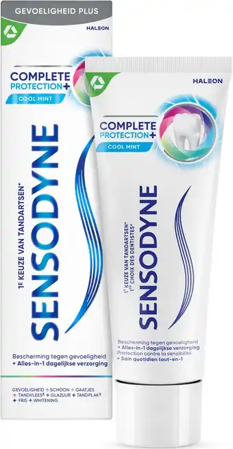 Bol.com Sensodyne Complete Protection + Cool Mint tandpasta 75 ml aanbieding