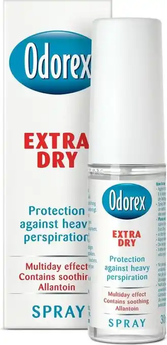 Bol.com Odorex Extra Dry Pomp - Deodorant - 30 ml aanbieding