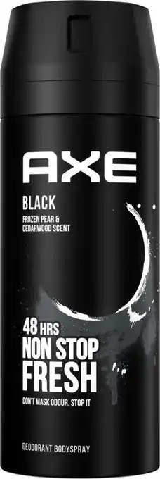 Bol.com Axe Deodorant Bodyspray Black 150 ml aanbieding