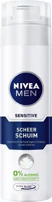 Bol.com NIVEA MEN Sensitive - 250 ml - Scheerschuim aanbieding