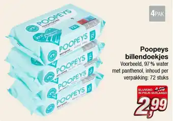 Kik Poopeys billendoekjes aanbieding