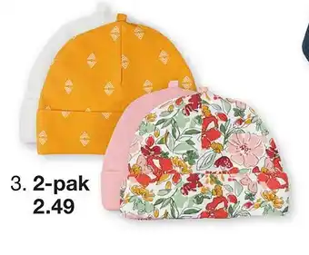 Zeeman Newborn muts 2-pak aanbieding