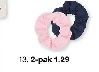 Zeeman Scrunchies 2-pak aanbieding