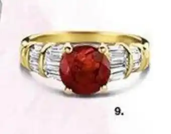 Siebel Juweliers Ring 0,93 ct & Robijn aanbieding