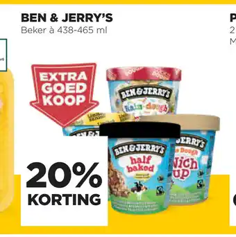 Jumbo Ben & Jerry's 438-465 ml aanbieding