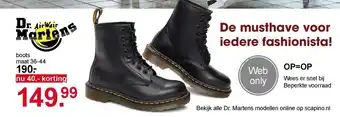 Scapino Boots mat 36-44 aanbieding