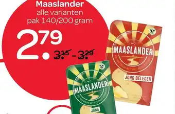 Spar Maaslander 140/200 gram aanbieding