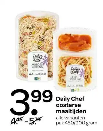 Spar Daily chef oosterse maaltijden  450/900 gram aanbieding