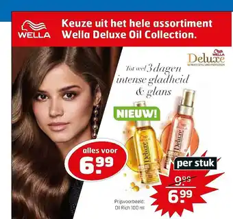 Trekpleister Wella Deluxe Oil Collection aanbieding